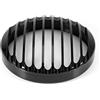 Fydun Griglia Fanale Moto, 5 3/4 Griglia Faro Anteriore Moto Nero per XL 883 1200, Copri Faro Moto Protezione Faro in Alluminio Copertura Faro Moto, Superficie Lucida Anodizzata