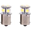 Terisass r5w led, Lampadine LED per Auto Lampada della Luce di Stop 12V LED Freno Bianco BA15S 1156 2 pezzi