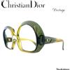 CHRISTIAN DIOR montatura per occhiali 1205 656 "VERY RARE "VINTAGE 70s eyewear