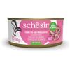 SCHESIR Alimento complementare per gatti con tonno e prosciutto 140 g