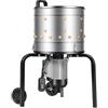 VEVOR Macchina Spiumatrice Spennatrice per Polli Galline Anatre Tamburo da 400 mm 500 W 230 giri/min, Spiumatrice con 114 Dita Morbide Ruote di Trasporto, Spennatrice per 1-2 Pulcini