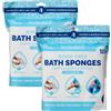 Scrubzz - Toallitas desechables para baño, paquete de 25, para ancianos, camping, uso individual, champú, ducha, sin enjuague (2 pacchetti)