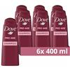 Dove Pro Age, shampoo detergente e vitalizzante, cura dei capelli per uomini e donne, nutre e idrata, ammorbidisce e pulisce tutti gli stili e i colori, confezione da 6 pezzi da 400 ml