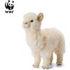 WWF Peluche alpaca (31 cm, bianco) WWF peluche realistico alpaca cammello Sudamerica