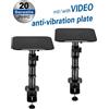 myWALL Supporto per diffusori a 2 vie My Wall HS30L, nero - regolabile in altezza + inclinabile
