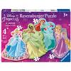 Ravensburger Spielverlag Puzzle per bambini Ravensburger 03082 - Love life! - 4 puzzle sagomati con 10, 12, 14 e 16 pezzi grandi e robusti, per i piccoli fan Disney a partire dai 3 anni di età