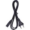 Zerodis Cavo di alimentazione, 1 m IEC-320-C7 250V 2,5A 2-Pin EU Plug Cable 8 Cavo di alimentazione per elettrodomestici per lampade da scrivania Stereos Monitor LCD Stampanti