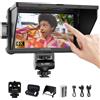 VILTROX DC-550 Monitor Da Campo 5.5 pollici 1200Nit Camera Field Monitor 4K HDMI HD 1920x1080 IPS, 3D LUT Waveform Vector Scope Monitor Esterno Fotocamera Video Monitor con Touchscreen