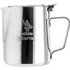 Aeternum, La Divina Re Inox, Bricco Latte con Coperchio, Capacità 350 ml, Non adatto all'Induzione, Acciaio Inox, Argento