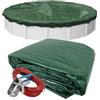 Pool Mate 3212-4-PM - Telo di copertura per piscina fuori terra, rotondo, 3,7 m, colore: Verde erba