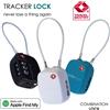 BOOMPODS Il blocco del codice doganale TSA funziona con Apple Trova il mio lucchetto GPS anti-smarrimento Smart Airtag per password per bagagli da viaggio modificabile