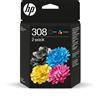 HP MULTIPACK CARTUCCIA ORIGINALE HP 6L6S6UE NERO/COLORE 308 Envy 6110e DeskJet 2910 2920