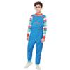 SMIFFYS Costume Chucky, Blu, con salopette e maglia Halloween