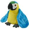 Wild Republic Pocketkins Eco Ara Blu e Giallo, Animale di Peluche, 12 cm, Giocattolo di Peluche, Realizzato con Materiali Riciclati, Ecologico