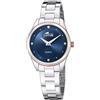 LOTUS Orologio Donna Analogico in Acciaio Inossidabile 316l Argentato | Movimento al Quarzo, Vetro Minerale ad Alta Resistenza, Impermeabile 5 ATM 18795/2, Trendy