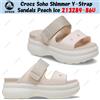 Crocs Sandali Crocs Soho Shimmer con cinturino a Y Peach Ice 213289-86U taglia unisex