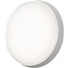 Konstsmide Gnosjö 7974-250 A - Lampada da parete per esterni, in alluminio, 4,5 x 17,5 x 17,5 cm, colore: Bianco