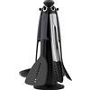 Joseph Joseph Elevate Set di utensili da cucina carousel, set regalo da 6 pezzi Porta Utensili con pinze, grigio