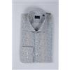 Bagariny Camicia uomo Bagariny sartoriale in cotone popeline stretch con microfantasia - slim fit