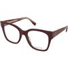 Tommy Hilfiger TH 2157 LHF | Occhiali da Vista Graduati | Prova Online | Plastica | Quadrati | Bordeaux | Adrialenti