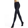 FALKE Family W Ti cotone sostenibile tinta unita 1 pezzo, Collant Donna, Blu Space Blue 6116, 42-44