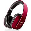 August EP650R Cuffie Bluetooth NFC rosse