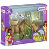 Schleich® Horse Club 42432 Set per la cura degli animali del bambino di Sarah