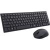 DELL KM555/ tastiera silenziosa wireless ungherese + mouse/ USB/ nero