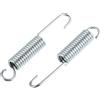 QUARKZMAN Molla Laterale Argento 2pz Per Moto Freno Metall | Diametro Filo 2.5mm, Diametro Esterno 15mm, Dimensioni 100x15mm, Universale