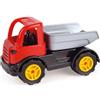 LENA 1260 Workies 12 cm, veicolo giocattolo in plastica ABS, ribaltabile con fondo di carico, pneumatici in gomma e assi in acciaio zincato, camion ribaltabile per bambini dai 18 mesi in su, colore