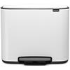 Brabantia Bo Pedal Bin Pattumiera, Metallo, Bianco, 36 Litri