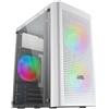 Mars Gaming Custodia ATX semi-tower Mars Gaming MC300W Bianco RGB