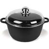 mellerware Feel-Maestro MR-4624C - Nero - 4,4 l - Tondo - Vetroceramica