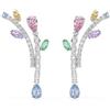 Swarovski x Ariana Grande Orecchini pendenti, Taglio misto, Multicolore, Placcato rodio