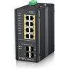 Zyxel ZYXEL SWITCH INDUSTRIALE MANAGED, 12X GIGABIT POE 240W, DIN RAIL, ALIM. 12-58V DC RGS200-12P-ZZ0101F