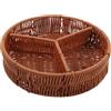 Il vassoio Divide Serving con coperchio e manico trasparente per snack – Contenitore 8 scomparti per salumi, contenitore portatile, contenitore impilabile per snack di frutta, snack e caramelle