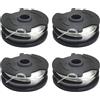 YWNYT Bobina di ricambio per decespugliatore Parkside PRTA 20-Li C3 IAN351753, bobina di ricambio per decespugliatore automatico (4 pezzi)
