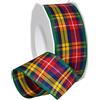 Morex Ribbon Nastro, 100% poliestere, Buchanan, 3,8 cm x 23 m