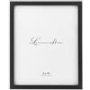 Lawrence Frames Chloe - Cornice portafoto contemporanea, 20 x 25 cm, colore: Nero