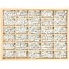 Creativ Company Perline di legno per lettere bianche A-Z, 750 pz.