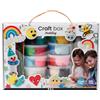 Creativ Company Set di modellazione con Foam Clay® e Silk Clay® per bambini, con materiali e istruzioni