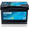 Exide Batteria per auto Exide EK620 Start-Stop AGM 12V 62Ah 680A