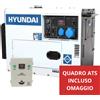 Generatore di corrente diesel 6 KW 8 KWA ATS awr inverter 1500 giri monofase carrellato