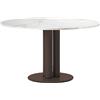 ZANOTTA tavolo rotondo MARCUSO 2531 Ø 130 cm - 2531-130-ESPRESSO-OP