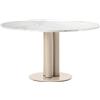 ZANOTTA tavolo rotondo MARCUSO 2531 Ø 140 cm - 2531-140-CANAPA-OP