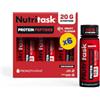 PromoPharma Nutritask Shot Protein Peptides - Collagene ed Energia - Box da 6x60ml | Con Collagene e Guaranà, 20 grammi di proteine