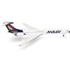 herpa modellino aereo Malév Hungarian Airlines Ilyushin IL-62M, miniatura in scala 1:200, pezzo da collezione, modello senza supporto, metallo