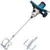 KATSU Tools Miscelatore elettrico a pale da 1400 W - Sistema meccanico a doppia marcia, 6 velocità variabili, agitatore extra, per miscelare vernice, cemento, malta