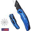 WORKPRO Coltello Taglierino, con 10 Lame di Ricmabio, Taglierino Blu MkdW