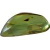 Ambra copal tono giallo/verde con insetti 6,6 gr